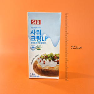 선인 사워크림 LP 1kg 발효생크림 대용량 아이스박스무료포장, 6개