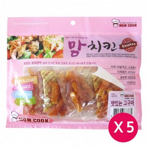 맘쿡(맘치킨) 맛있는 고구마 x 5개 애견간식 사사미간식, 200g