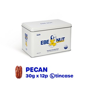 이베넛 피칸정과 강정 선물 소포장 30g 12팩 360g 틴케이스증정, 피칸 30g x 12ea(360g)틴케이스증정, 12개