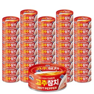 사조 고추참치 안심따개, 100g, 48개