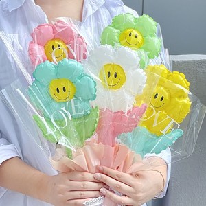 파티앤온 데이지 꽃다발 5송이 생일 기념일 학예회 풍선, 데이지꽃다발 X2