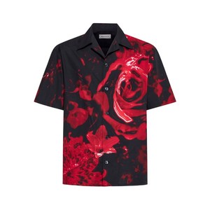 알렉산더맥퀸 더치 플라워 오가닉 코튼 셔츠