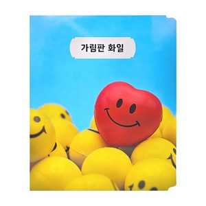 (희망) 3단 가림판 화일 1개 정보 시험지 파일, 단품
