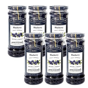 샹달프 블루베리잼, 284g, 6개