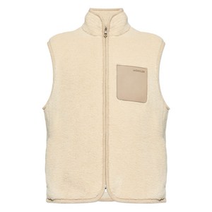 몽클레르 패치 포켓 집업 베스트, 베이지계열, Standard S(KR 92-175)