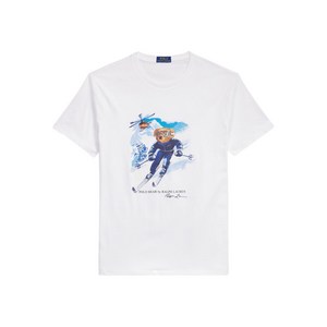 폴로랄프로렌 크루 넥 그래픽 티셔츠, 화이트계열, Standard L(KR 105)