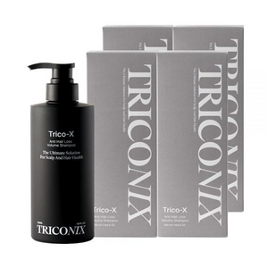 트리코닉스 트리코엑스 탈모완화 볼륨 샴푸, 500ml, 4개