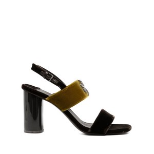 토리 버치 하이 블록 힐 샌들 100mm