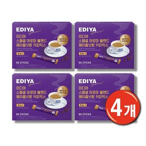 이디야 헤이즐넛 커피믹스, 11.5g, 50개입, 4개