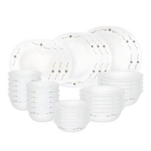 코렐 잉글리쉬가든 원형 10인 식기세트 34p, 혼합색상, 원형식기 6종, 1세트