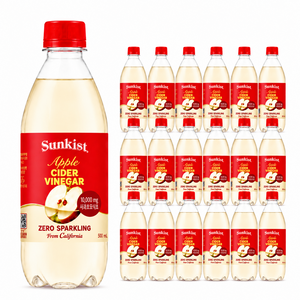 썬키스트 애사비 제로 탄산음료, 500ml, 20개