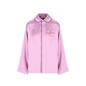 셀린느 로고 디테일 파자마 상의, 핑크계열, FR 38(KR 55)