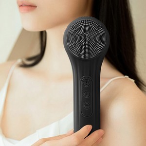 LOMESO 진동클렌저 실리콘 브러시 세안 전동 클렌저 온열 얼굴클렌징기계