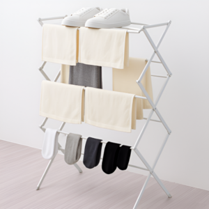맘초이스 홈 접이식 폴딩 빨래건조대, 화이트