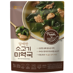 아워홈 담백한 소고기 미역국 300g, 1개