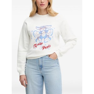 겐조 래빗 프린트 스웨트셔츠, 화이트계열, Standard S