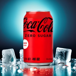 [제로 Coke] 코카콜라 제로 뚱캔 음료수 업소용 캔음료, 24개, 355ml