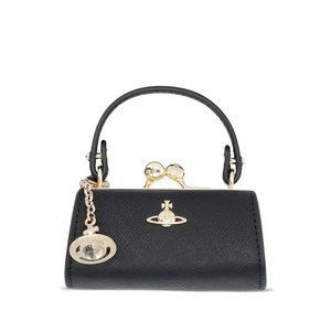 비비안웨스트우드 돌 로고 장식 미니 지갑