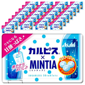Asahi Mintia Carpis Mintia Candy 일본 아사히 민티아 칼피스 민티아 캔디 사탕 50개입 20팩, 20개