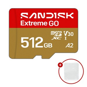 샌디스크 마이크로SD카드 Extreme 익스트림 SDSQXGN + SD카드 케이스 패키지