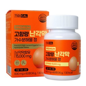 광동 난각막 뮤코다당단백 가수분해물 광동 제조 1개월분, 36g, 60정, 1개