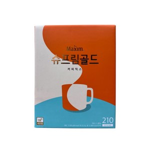 맥심 슈프림 골드 커피믹스, 13.5g, 210개입, 1개