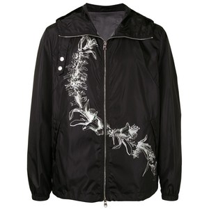 알렉산더맥퀸 플로럴 프린트 후드 집업 재킷