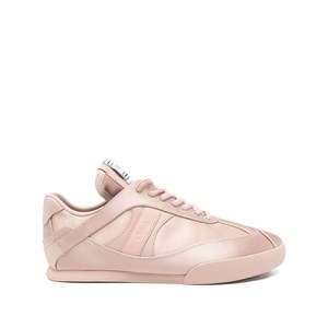 끌로에 킥 새틴 미드탑 스니커즈, Europe 37(KR 240), 베이지계열