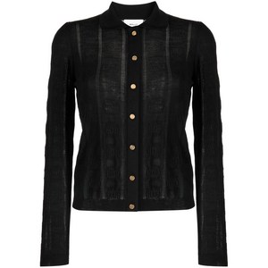 발리 모노그램 자카드 울 가디건