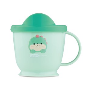 에디슨 국산 프렌즈 처음 배우는 스텐 한손컵 240ml, 민트, 1개