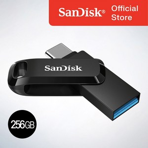 샌디스크 USB 메모리 Ultra Dual Go 울트라 듀얼 고 Type-C OTG USB 3.1 SDDDC3 256GB