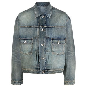 겐조 패널 버튼 프런트 데님 재킷, 블루계열, Standard M(KR 100)