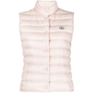 몽클레르 리안 로고 패치 베스트, 핑크계열, Numeric 00(KR 33)