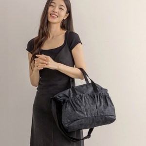 하이루프 투포켓숄더백 플라워 레오파드 호피 크로스백 에코백