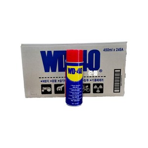 [박스 판매] WD-40 방청 윤활제 24개입 일반 타입 450ml 1박스, 24개