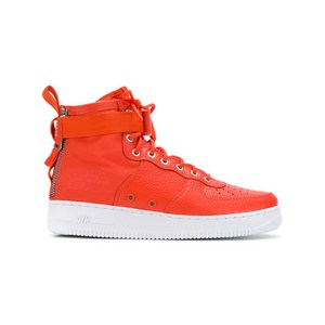 나이키 SF 에어 포스 1 미드 팀 오렌지 스니커즈