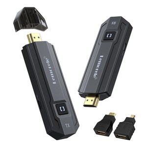 Lemorele 50 미터 무선 HDMI 송신기 수신기 동글 키트 익스텐더 1080P 무선 hdmi 송수신기