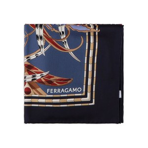 페라가모 그래픽 패턴 스카프