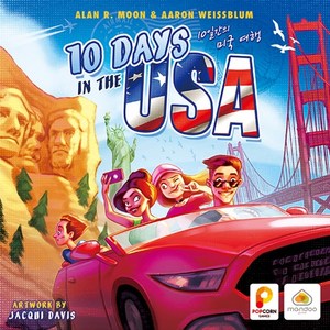 [멘사셀렉트] USA 10일간의 미국여행 (8세 이상 2-4인용 30분) / 10일간의 여행 시리즈, 1개