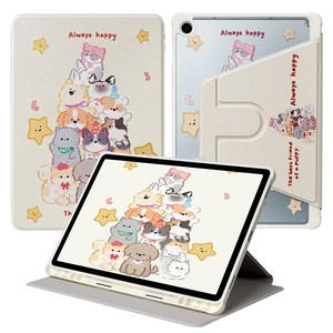 DUNNO 360도 회전 가능 패턴 디자인 아크릴 삼성 탭 케이스