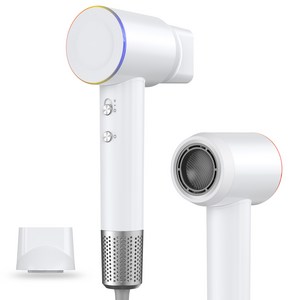 Rotima 헤어 드라이기 초고속 1600W 고출력 저소음 BLDC 모터 2억 음이온 가정용 휴대용 드라이기