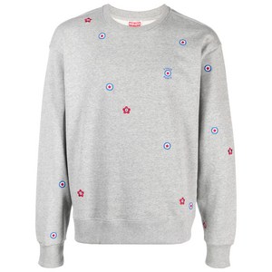 겐조 플로럴 자수 스웨트셔츠, 그레이계열, Standard L(KR 105)