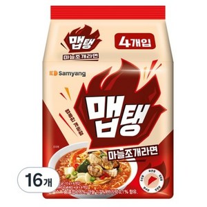 맵탱 마늘조개라면 110g, 16개