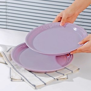 Tiger Pavilion 세라믹 심플 원형 접시