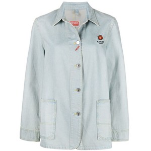 겐조 겐조 X 니고 로고 자수 데님 재킷, 블루계열, Standard S
