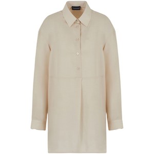 엠포리오아르마니 버튼 프런트 블라우스