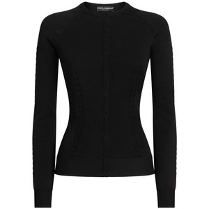 돌체앤가바나 니트 가디건, 블랙계열, Italy 46(KR 77)