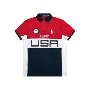 폴로랄프로렌 팀 USA 프린트 폴로 셔츠