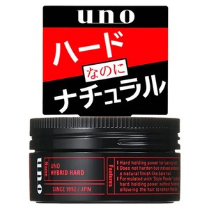우노 하이브리드 하드 헤어 왁스 f, 80g, 1개