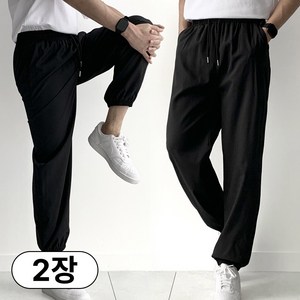 핏노블 1+1 남자 조거팬츠 여름용 트레이닝 쿨 작업복 바지